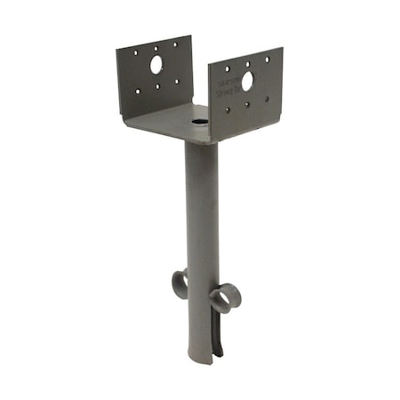 Simpson Strong-Tie Simpson Strong-Tie 10.31 in. H X 3.56 in. W 12 Ga. Steel Elevated Post Base EPB44